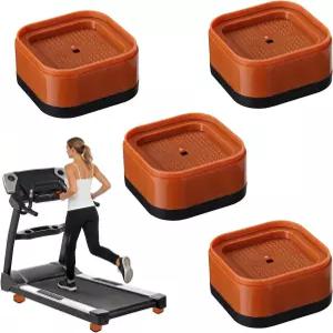 페니티에 4pcs 러닝머신 경사면 라이저 블록 보행 가능한 높이 조절 패드 부착 논슬립 업그레이드 램프 홈