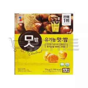 CJ제일제당 CJ 유기농 맛밤 42g x 17개 영양간식 코스트코