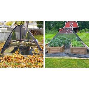 EasyPro PCT1014 헤비 듀티 디럭스 연못 정원 커버 보호 텐트 돔 네팅 | 10 x 14 피트 3 / 8 u201C 메쉬 이물질로부터 튼튼한 폴과 지퍼 포함 자외선차단