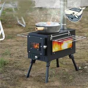 야외 캠핑용 다목적 난로 화목 나무 조리기 TWl9+5faW