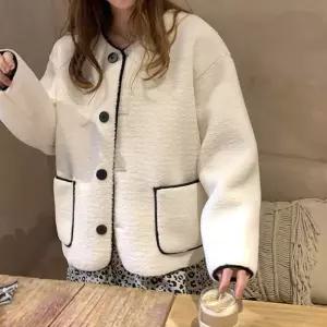 겨울 사무실 점퍼 양털 뽀글이 아우터 포근한 가디건 FXz3+9LgX