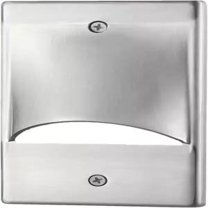 다이오드시 스텝 커버 스쿱 페이스 플레이트 표면 마운트 월플레이트 브러시드 니켈 마감 데크 경로 야드