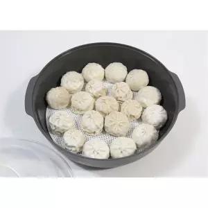 깜도리2 전자레인지용기 대형 계란찜기 만두 감자 고구마 라면