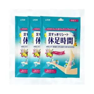 라이온코리아 휴족시간 쿨링시트 6매 3개입