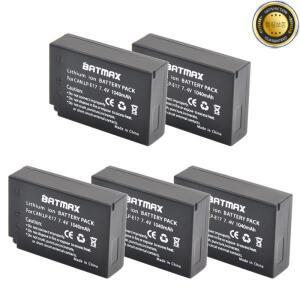 캐논용 충전식 배터리 LP-E17 LP 1040mAh EOS M3 M5 750D T6i 800D 키스 X8i 용 팩