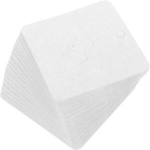 테호 브로치 골판지 디스플레이 카드 200Pcs 2.76X2.76인치 핀 헤어 클립 귀걸이 목걸이 액세서리용 화이트