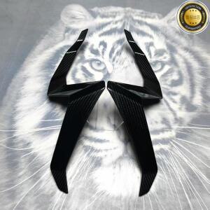 혼다 XADV750 2021-2024 모터사이클 카본 파이버 윈드 스트립 커팅 고정 윙 사이드 패널 글로시