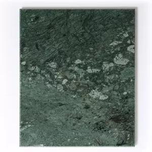 징주 내추럴 그린 마블 트레이 12 x 8 이탈리아 베르데 알피 슬랩 향수 보석 및 스킨케어용 럭셔리 스톤