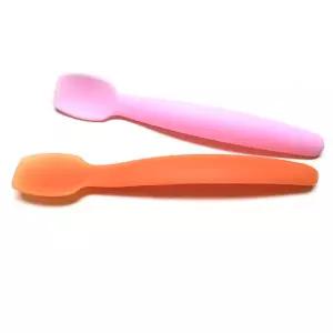이유식스푼 실리콘 숟가락 세트 이유식용 2p세트 ZZx6+2EnL