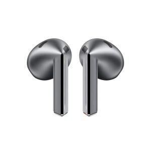 삼성 갤럭시 버즈3 (2024 ANC) 방수 AI 실시간 언어 통역기 트루 와이어리스 블루투스 5.4 이어버드 하이파이 사운드 노이즈 캔슬링 터치 컨트롤 인터내셔널 모델(실버)