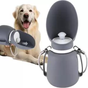 PETLESO 개 물병 휴대용 물 디스펜서 27온스 누수 방지 애완동물 병 주전자 야외 산책/하이킹/여행용
