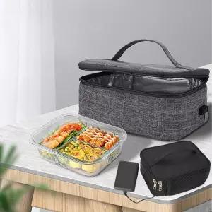 차량용 보온박스 usb 휴대용 충전 도시락 가열 보온팩 냉장고 플러그형 박스 전기