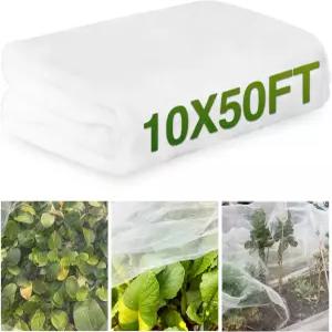 10x50피트 모기장 정원 보호를 위한 메쉬 초미세 식물망 새벌레로부터 채소 과일을 보호하기 스크린