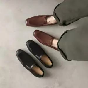 엘럽 여사친 오피스룩 버켄 굽 단화 스틸레토 프렌치 봄가을 플랫 세무 늦깎이 구두 박템3