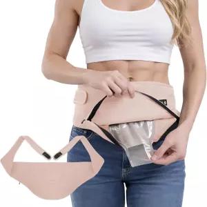남성 및 여성용 장루 벨트 스포츠 대장루 주머니용 세척 가능한 부드러운 가방 커버를 보관할 수 있는 지퍼