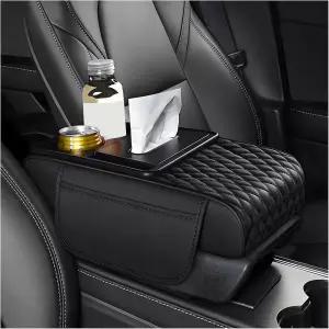 optrcn 기아 EV9 2023 2024 2025용 자동차 센터 콘솔 암레스트 패드 다기능 커버 정리함 보관함 시트 박스