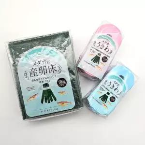 메다카 무연마 수세미 산란층 우키와 10개 세트 QUR4+6ryu