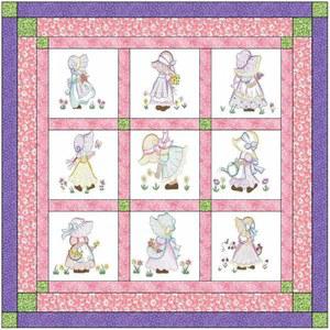 재료 메이븐 퀼트 키트 선보넷 들 / 프리컷 바느질 준비 완료 완성된 자수