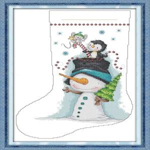 캡틴크래프트 크로스 스티치 키트 인쇄되지 않은 원단 자수 성인 초보자를 위한 홈 데코프린트 14CT