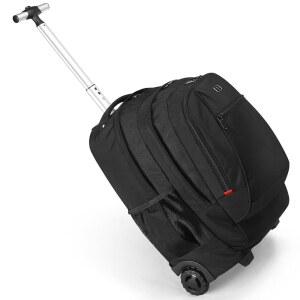 스타 클라우드 21x14 x 8 롤링 백팩 바퀴가 달린 내구성 있는 17인치 노트북 슬리브 편리함을 위해 백팩에 휴대할 수 여행용