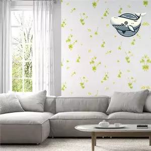 세련된 꽃무늬 단열벽지 셀프시공 보온 방한효과 BFR4+9AFd