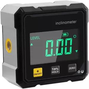 2026 세이커 디지털 앵글 파인더 각도 측정 도구 4×90° 고정밀 경사계LED 디스플레이 포함4면 자기