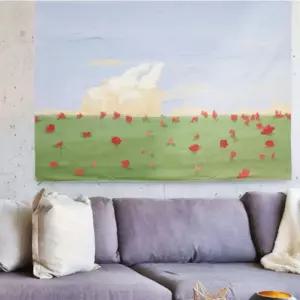 거실 인테리어 명화 패브릭 액자 유화 벽장식 벽꾸미기 명화 패브릭 포스터