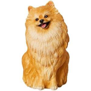 야외 정원 파티오 마당 실내 장식 레진 개 테이블탑 동상을 위한 요조이 핸드메이드 사랑스러운 포메라니안 조각상