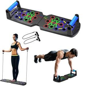 필라테스 보드 | 홈 운동을 위한 휴대용 리포머 장비 및 스키 밸런스 디지털 타이머가 장착된 12 in-1 스플릿 머신 헬스, 앱스, 피트니스, 키트