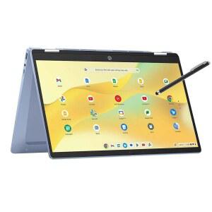 컨버터블 2-in-1 크롬북 블루 14인치 터치 FHD 인텔 4코어 최대 3.40GHz 4GB 램 64GB 스토리지 4K 그래픽 초고속 WiFi 크롬 OS(14b - 리뉴얼)