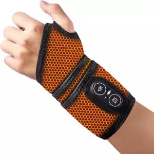 마사지가 포함된 무선 손목 온열 패드 를 위한 손 3000mAh 배터리가 랩 진동 및 조절 가능한 열 설정