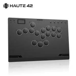 Haute42 M-Ultra Gen 2 알루미늄 합금 아케이드 레버리스 히트 컨트롤러 격투 게임 히트 파이트스틱 PC/PS4