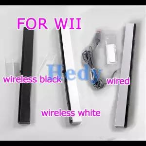 1PC 무선 원격 센서 바 Nintendo Wii 유선 무선 컨트롤러 용 스탠드 ABS 소재가있는 적외선 인덕터