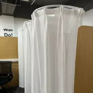 스터디 카페 책상 커텐 봉 자습 1인실 수험생 독서실 가림막 공간 학교 블랙