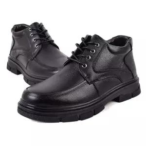 가죽 옆지퍼 방한화 털신발 신사화 구두 겨울부츠 zAA1+6Riz