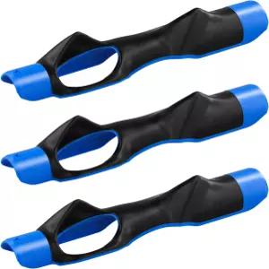 푸티에 골프 그립 트레이너 오른손 경량 스윙 트레이닝 보조 클럽 그립과 미끄럼 방지 손목 지지대로