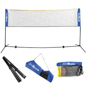 축구 피클볼 배구 실내 조절가능 높이 2.5피트에서 5피트까지 야외 코트 뒷마당 비치 게임을 위한 ZENY 10피트 휴대용 배드민턴 네트 그물망 테니스