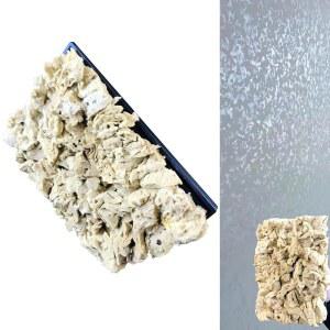 벽 질감 페인팅을 위한 방쿠 내추럴 씨 스펀지 도버 - 복잡한 패턴 전문가 DIY 홈 리노베이션 아트 페인트 프로젝트를 재사용가능 텍스처 도구 (BC018-M)