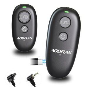 [미국배송] 캐논 EOS RP R6 MARK II 레벨 T7 T6 T5 T3 SL2 5D IV 6D 7D 시리즈 시리즈용 업그레이드된 충전식 무선 카메라 리모컨 셔터 릴리스