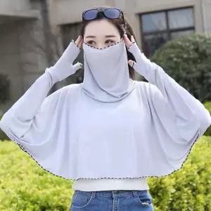 상체 상반신 목커버 피부 보호 농사천마스크 자외선