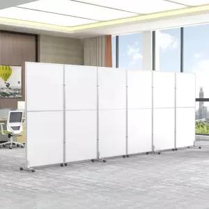 사무실 칸막이 이동식 파티션 가림막 회의장 책상 가림판 독서실 스크린 공유오피스