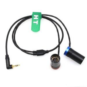 로드 와이어리스 GO II 마이크용 행튼 오디오 케이블 - 소니 FX9 카메라 사운드 믹서 레코더 3.5mm 1/8인치 듀얼 XLR 3핀 2채널 로우 프로파일 50cm