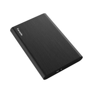 Caraele 500GB 울트라 슬림 휴대용 외장 하드 드라이브 USB3.0 HDD 스토리지 PC 데스크탑 노트북 맥북 크롬북 Xbox One 360 PS4(블랙) 호환