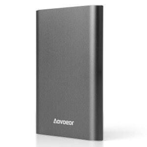 Caraele 500GB 울트라 슬림 휴대용 외장 하드 드라이브 2.5인치 USB 3.0 모바일 초고속 HDD 스토리지 PC Mac 데스크탑 노트북 크롬북 Xbox One 360 PS4 (그레이)