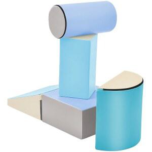 실내 등반 크롤링 활동 놀이 세트 건축 블록 모듬 램프를 포함한 소프트 폼 초보자를 위한 가벼운 액티브 스태킹 구조