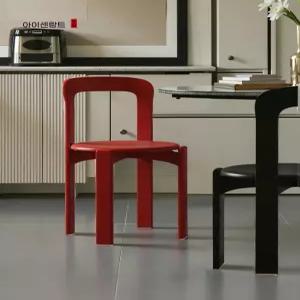 심플 테이블의자 카페 주방 높은 원목 의자 다이닝 식탁