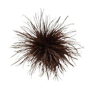 대형 오버사이즈 깃털 꽃 브로치 핀, 앙증맞은 보호 플로럴 디자인, 정장 드레스 숄 웨딩 파티 연회용 패션 장식 라펠