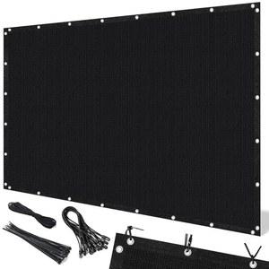 아트푸치 90% 선쉐이드 천 그로밋이 있는 12 x 20 FT 퍼골라 쉐이드 커버 캐노피 파티오 야외 정원 뒷마당 블랙용 선스크린 패브릭 방수포