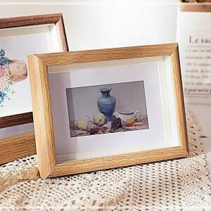 [2개구성] 트리 벽걸이 탁상 빈티지 사진 스탠드 거실 우드 FAWC2F1CA