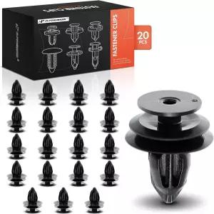 A-프리미엄 20 PCS 나일론 리어 범퍼 리플렉터 패널 자동차 고정 장치 푸시 핀 클립 혼다 시빅 어코드